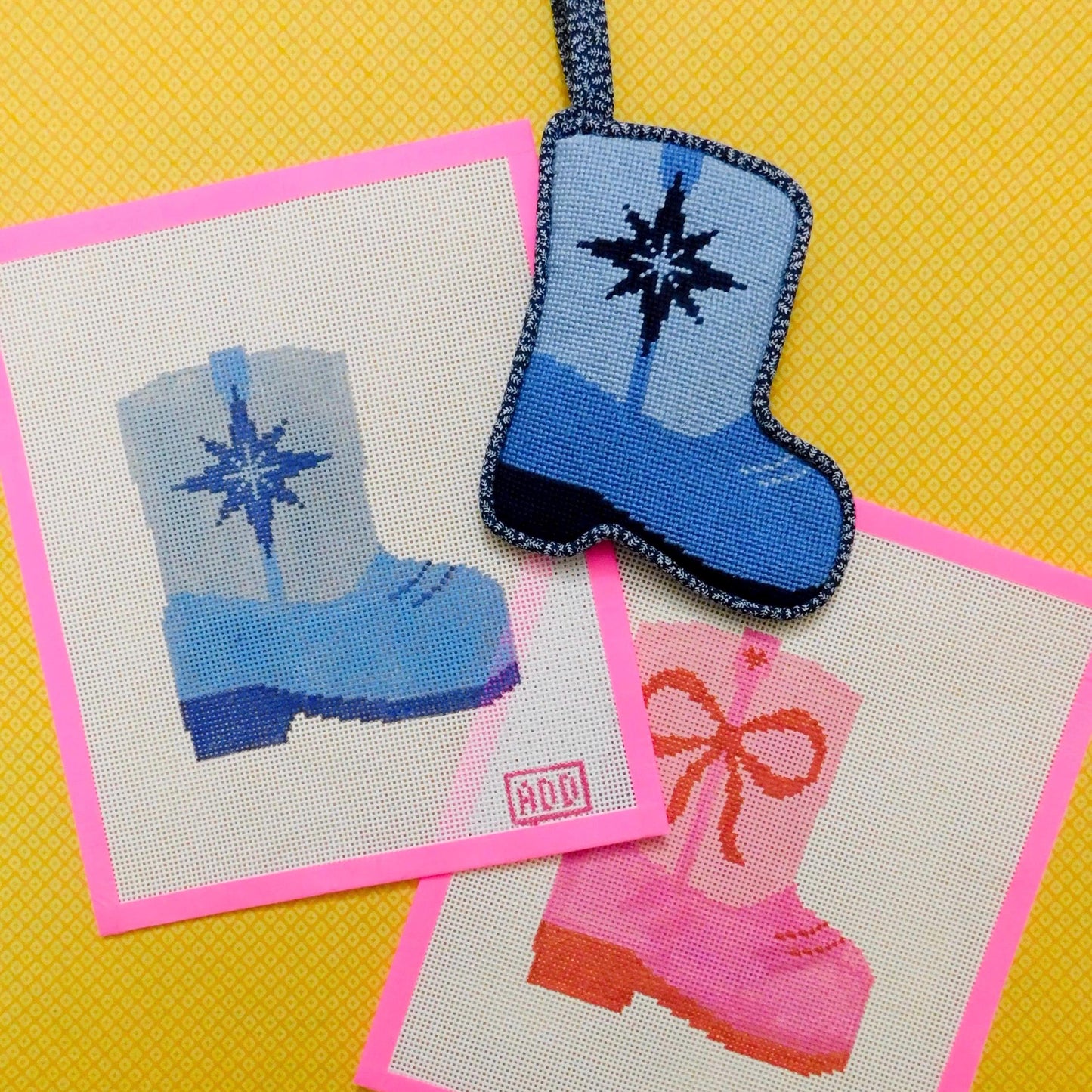 Cowboy Boot Mini Stocking