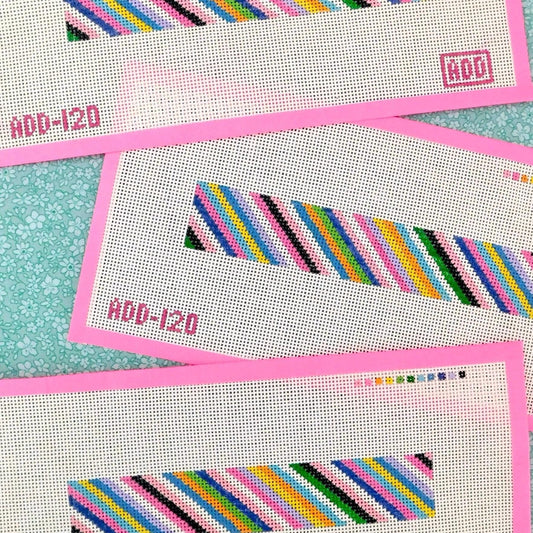 Rainbow Stripe Key Fob