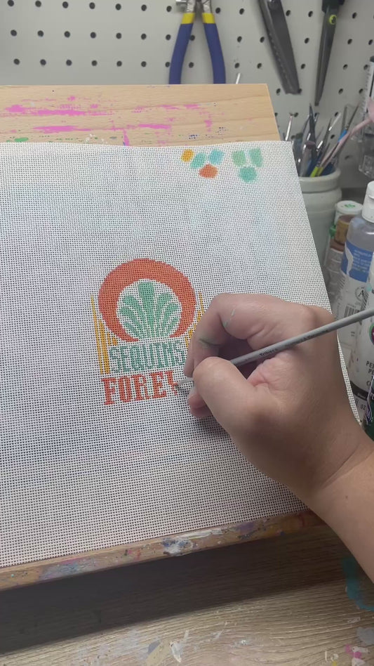 Pre-order Sequins are Forever Needlepoint Canvas